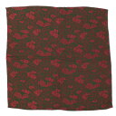 【選べる3点1155円】≪理由有り≫ちりめん風呂敷(日本製)深緑色系「雲柄」レーヨン100% 約66cm×66cm【メール便OK】key-08