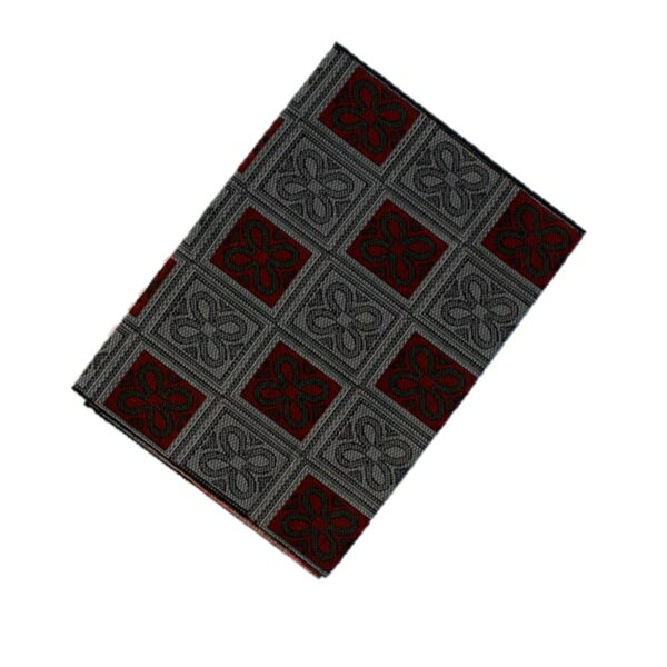 (日本製)ウール着物地ハギレ／黒系1mカット【メール便OK】key-09