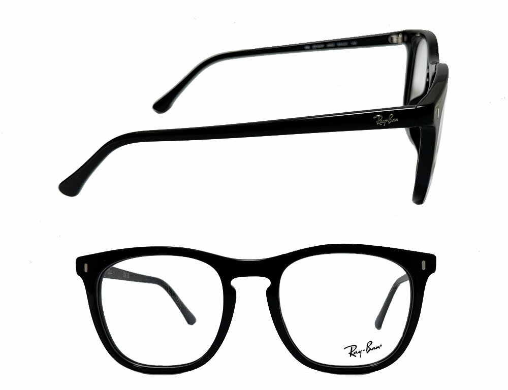 【Ray-Ban】レイバン　メガネフレーム　伊達クリアorPCレンズ加工無料　RX2210VF　2000　ブラック　フルフィットモデル　国内正規品