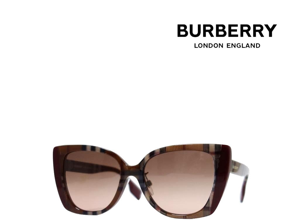 【BURBERRY】バーバリー　サングラス　BE4393F　4054/13　ボルドー・チェック　国内正規品