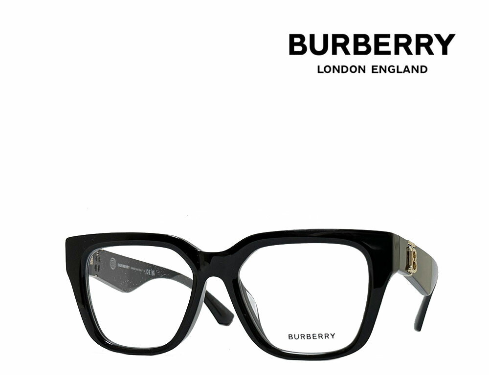 【BURBERRY】バーバリー　メガネフレーム　BE2403F　3001　ブラック　フルフィットモデル　国内正規品