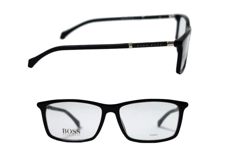 【HUGO BOSS】　ヒューゴ ボス　メガネフレーム　 BOSS 1105/F　807　ブラック　アジアンフィツト　国内正規品 《数量限定特価品》 2