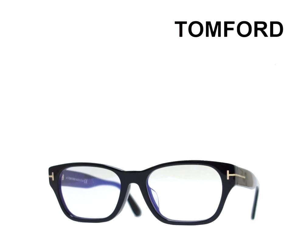 トム フォード　メガネフレーム　TF5781-D-B/V　001　ブラック　ブルーライトカット伊達レンズ付き　 アジアンフィット　 国内正規品