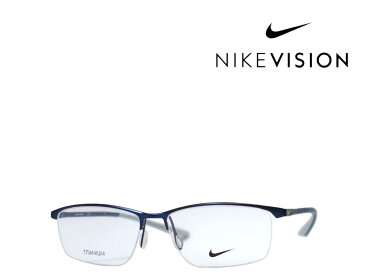 送料無料 【NIKE VISION】 ナイキ メガネフレーム　6077AF　406　マットネイビー　TITANIUM製　国内正規品