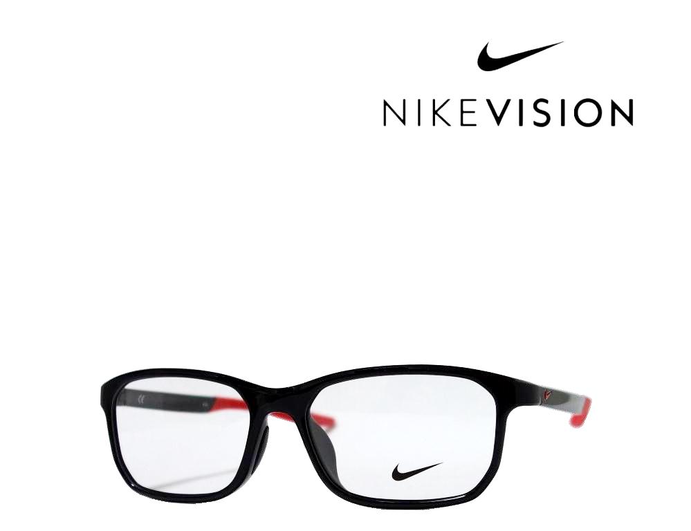 楽天キングラス楽天市場店【NIKE VISION】 ナイキ　メガネフレーム　7137AF　007　ブラック　アジアンフィット　国内正規品