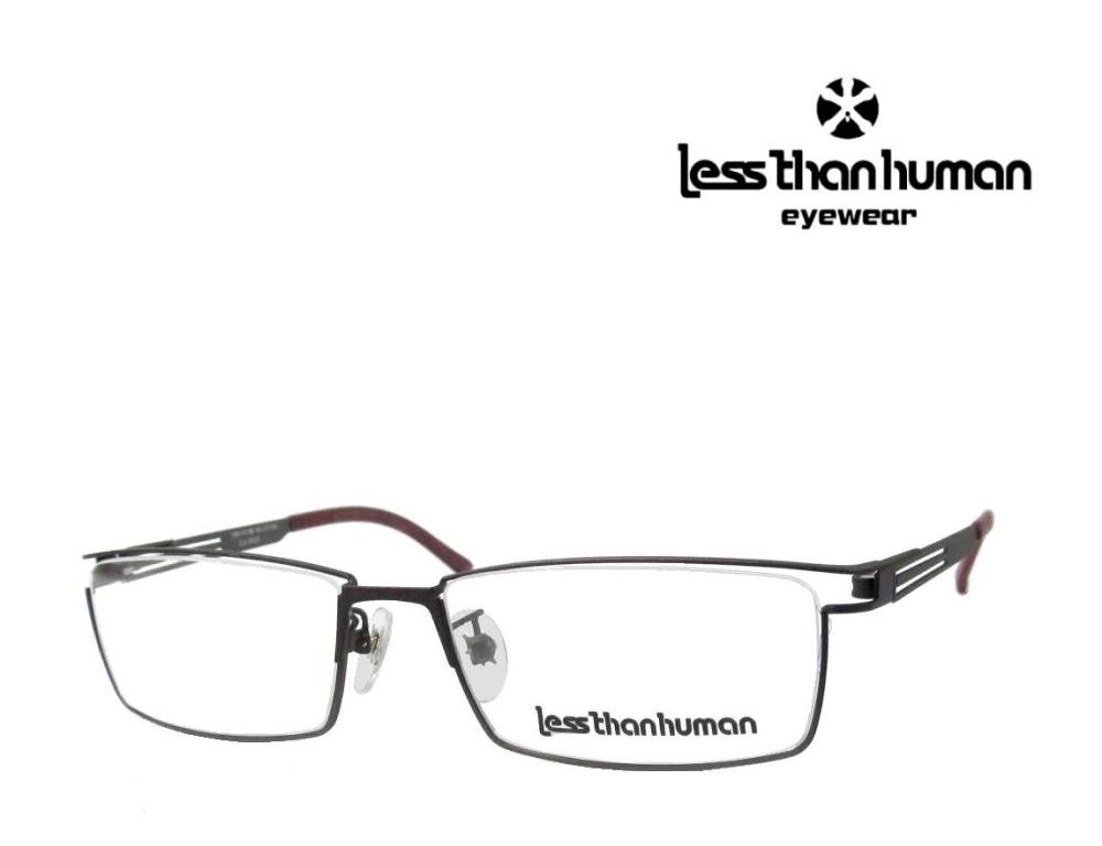 送料無料 【LESS　THAN HUMAN】 レスザン　ヒューマン 　　メガネフレーム　 　1391-n1109　 9525 　　マットレッドブラウン