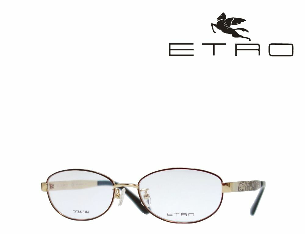 送料無料 送料無料 Etro Etro エトロ メガネフレーム Et2502j 眼鏡 サングラス 710 ブラウン ゴールド 日本製 眼鏡 Titanium製 国内正規品 数量限定特価品 キングラス店