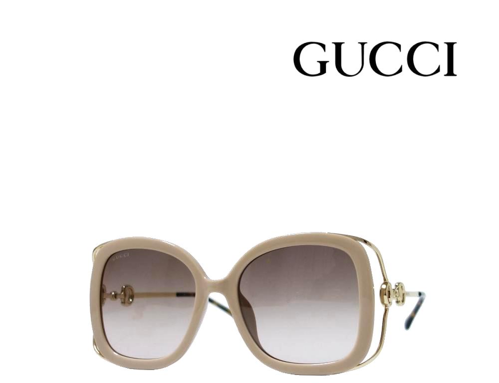 【GUCCI】グッチ サングラス GG1021S 003 アイボリー/ゴールド 国内正規品 《数量限定特価品》