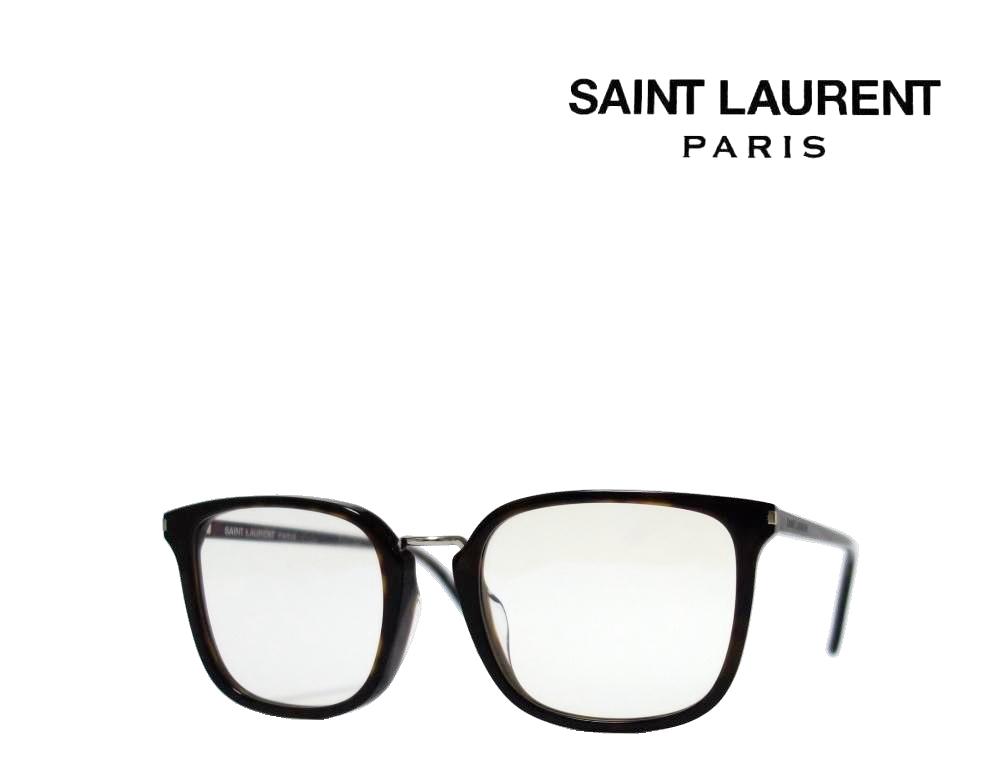 【SAINT LAURENT PARIS】 　サンローラン　メガネフレーム　COMBI　SL131/F　003　ハバナ　ブルライトカットレンズ仕様　アジアンフィット　国内正規品