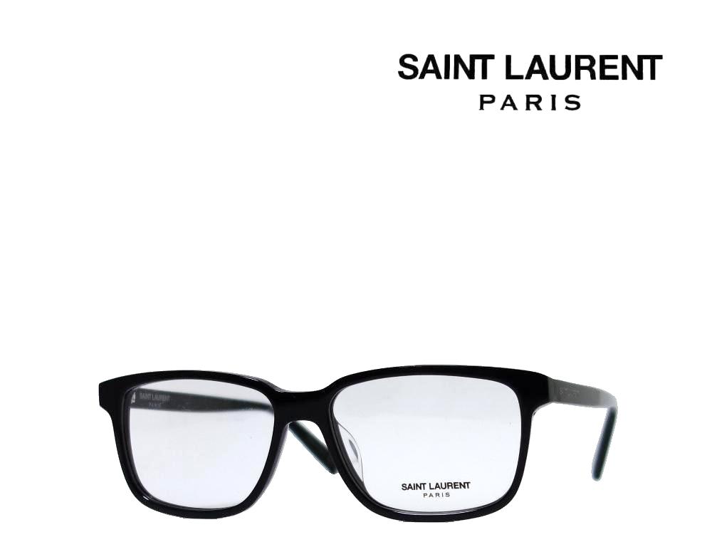 【SAINT LAURENT PARIS】 サンローラン　メガネフレーム　SL 458/F　001　ブラック　アジアンフィット　国内正規品