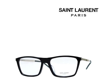 【SAINT LAURENT PARIS】 サンローラン メガネフレーム　SL 344/F　001　ブラック　アジアンフィット　国内正規品　《数量限定特価品》