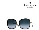 ケイト・スペード ニューヨーク サングラス レディース 【Kate spade】　ケイトスペード　サングラス　PAOLA/G/S　807　ブラック・ゴールド　国内正規品　《数量限定特価品》