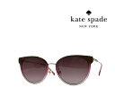 ケイト・スペード ニューヨーク サングラス レディース 【Kate spade】ケイトスペード　サングラス　GINNY/F/S　59I　ブラウン・ピンクグラデー　国内正規品