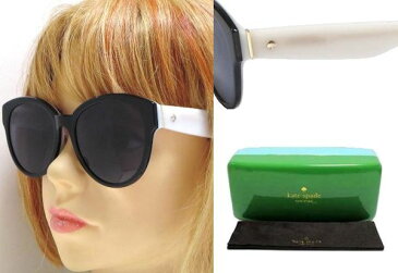 【Kate spade】ケイトスペード サングラス JENISA/F/S QOY ブラック アジアンフィット 国内正規品