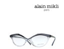【alain mikli】 アランミクリ メガネフレーム A03155 005 クリスタルグレー 国内正規品(4)