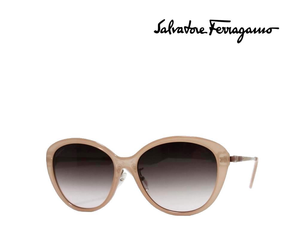 フェラガモ 【Salvatore Ferragamo】　サルヴァトーレ フェラガモ　サングラス　SF973SA　812　ピーチ　国内正規品　《数量限定特価品》