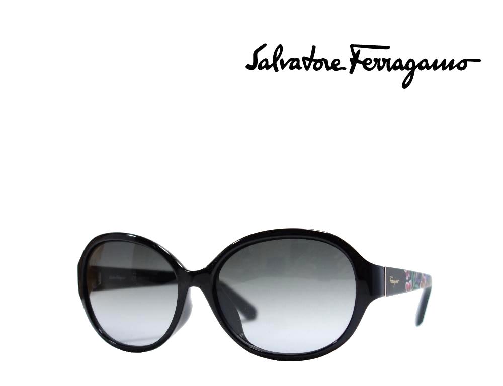 【Salvatore Ferragamo】サルヴァトーレ フェラガモ サングラス SF6918A 001 ブラック アジアンフィット 国内正規品