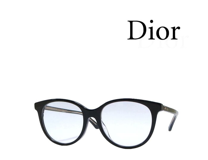 【Dior】 ディオール メガネフレーム MONTAIGNE16F　　NSI ブラック　アジアンフィット　国内正規品