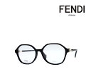 【FENDI】 フェンディ メガネフレーム FF0366/F 807 ブラック/ゴールド アジアンフィット 国内正規品 《数量限定特価品》