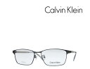 【Calvin Klein】　カルバンクライン　メガネフレーム　CK21138A　009　マットガンメタル　TITANUM製　国内正規品