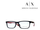 【ARMANI EXCHANGE】　アルマーニ　エクスチェンジ　メガネフレーム　AX3067F　8158　ブラック　フルフィットモデル　国内正規品