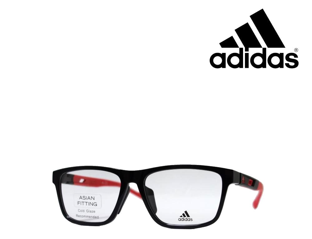 【adidas】アディダス　メガネフレーム　SP5027-F/V　001　ブラック　アジアンフィツト　国内正規品　《数量限定特価品》