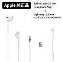 アップル 純正 イヤホンと変換アダプタのセット Apple 3.5mm ミニプラグ イヤホン iPod iPhone iPad 本体標準同梱品 EarPods with 3.5 mm Headphone Plug 純正品 MD827LL/A 変換アダプタ Lightning-3.5mm ヘッドフォンジャック バルク品