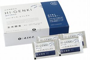 リニューアルパッケージ 玄米酵素 ハイ・ゲンキ ビフィズス（顆粒） 315g（3.5g×90袋）のサムネイル