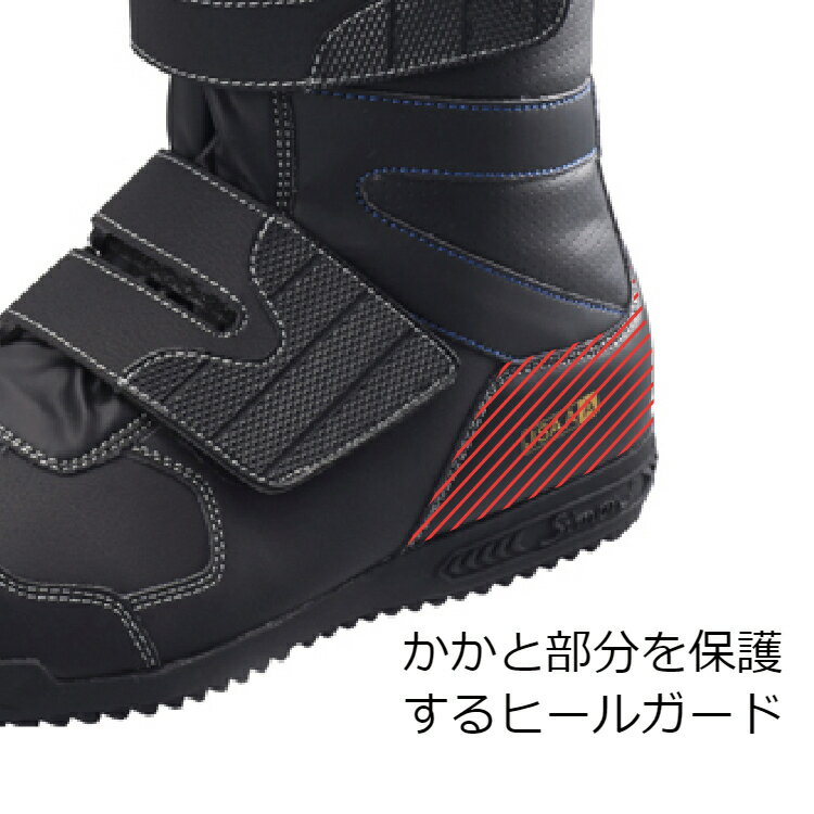 安全靴Simonシモン高所作業対応安全靴ハイカットJSAAA種認定鳶技S038ブルーセーフティー送料無料
