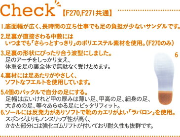 ナースシューズ ナースサンダル 送料無料 軽い 疲れにくい ムレにくい レディース メンズ 富士ゴムナース コンフォートサンダル F271 黒 立ち仕事 疲れない 静音 オフィスサンダル 厚底