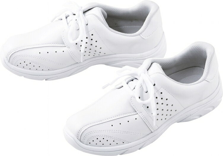 ナースシューズ 送料無料 介護シューズ 軽い 疲れにくい ムレにくい レディース メンズ 富士ゴムナース プレーンレース F842 立ち仕事 疲れない 白 静音 厚底 スニーカー