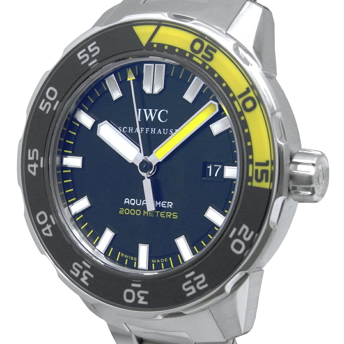 《メンズ》【中古】IWC アクアタイマー 2000 IW356801 自動巻き オートマ メンズ デ ...