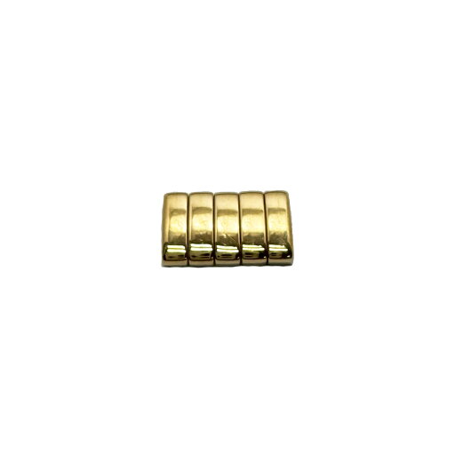 【中古】カルティエ Cartier 純正 パンテール コマ K18YG イエローゴールド 駒 5連 15mm 約4g 【中古】カルティエ Cartier 純正 パンテール コマ K18YG イエローゴールド 駒 5連 15mm 約4g