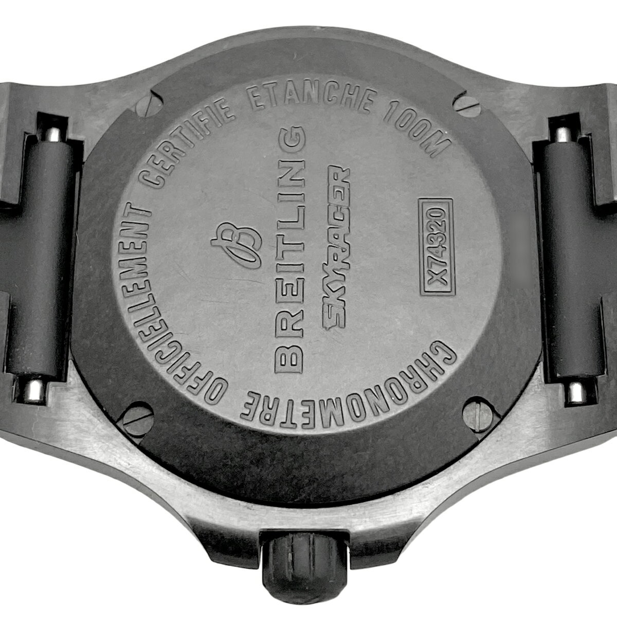 《メンズ》【中古】ブライトリング コルト スカイレーサー デイト クォーツ QZ メンズ ブライトライト 黒文字盤 X74320 BREITLING SKYRACER