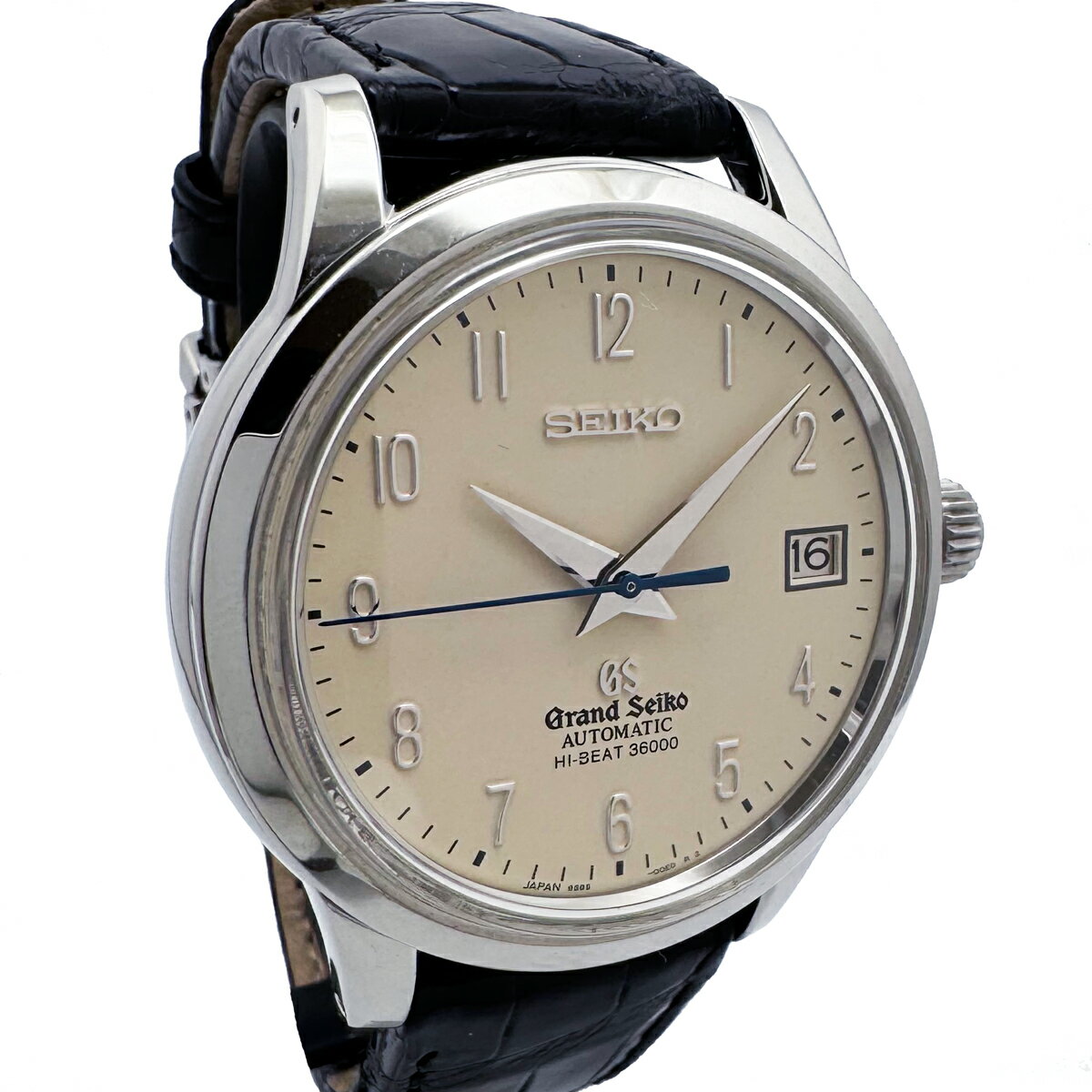 《メンズ》【中古】セイコー グランドセイコー SBGH013 メンズ デイト 自動巻き オートマ アイボリー文字盤 9S85-00F0 マスターショップ限定 メカニカルハイビート 36000振動 SEIKO GS