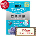 数量限定セール コストコ UHA味覚糖 グミサプリ 鉄＆葉酸 110日分（220粒） 【costco UHA Gummy Supplement Iron サプリメント 1セット 2セット 3セット】【送料無料エリアあり 配送不可：北海道】