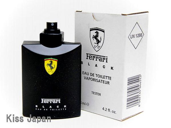 フェラーリ FERRARI フェラーリ ブラック テスター 125ml EDT SP 【香水】【送料 ...