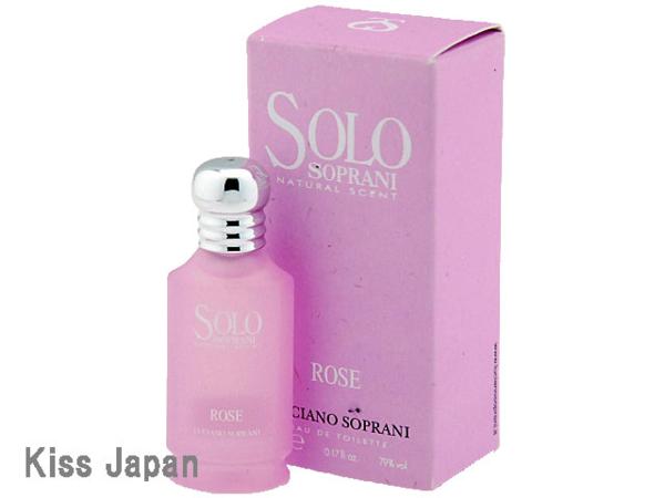 ルチアーノ ソプラーニ LUCIANO SOPRANI ミニ ソロ ローズ 5ml EDT BT 