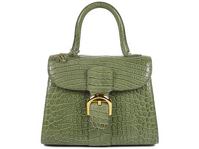 ◆デルボー◆未使用品 幻の逸品 超豪華クロコダイル ブリヨン ハンドバッグ 現行モデル 定価300万円 ベルギー王室御用達 DELVAUX Brillant 【中古】【RCP】のサムネイル