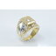 750YG/PT900 メンズ ダイヤモンド デザイン ジュエリー ピンキーリング 指輪 11号 0.7ct 10.9g【中古】【RCP】