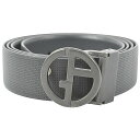 ジョルジオアルマーニ 未使用品 メンズベルト リバーシブルベルト ブラック GAロゴバックル 黒 GIORGIO ARMANI【中古】【RCP】