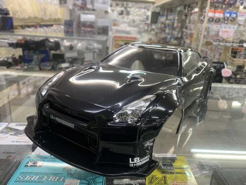 TETSUJIN 鉄人 NISSAN GT-R 【R35】LB☆PERFORMANCE ver.カーボン調ボンネット (ブラック)