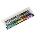 【送料無料】イーグル 1/10不等ピッチ・スプリングセット・ツーリング用BK(5種x各2本) #3740U-BK