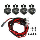 イーグル オフロードLEDライト・長方形タイプ白:BEC電源(4.8-6.0V)用 #LED-18REC-P1-WI