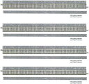 TOMIX ワイドPCレールS280-WP(F)(ポイント分岐用)(4本セット) #1767