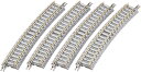 TOMIX カーブPCレール C391-15-PC(F)(4本セット)#1865