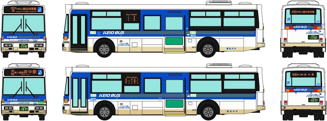 Other - TOMYTEC バスコレ 京王バスさよなら西工96MC 中型ロング車 京王バスカラー2台セット #333012