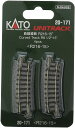 【送料無料】KATO Nゲージ 曲線線路 R216-15° 4本入 #20-171