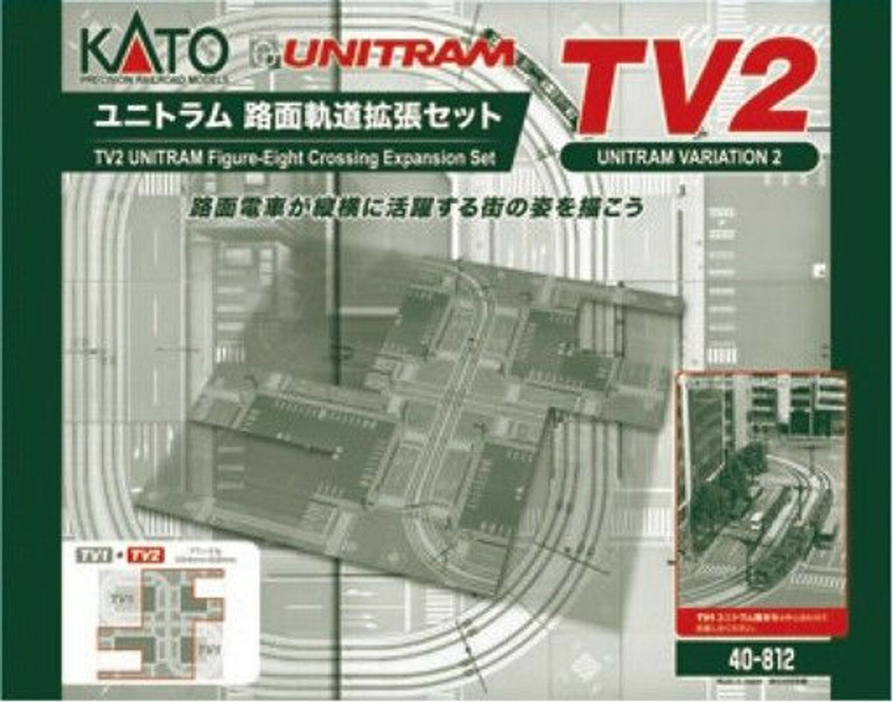KATO TV2 ユニトラム路面軌道拡張セット #40-812