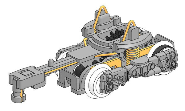 【送料無料】TOMIX TDT205N2形動力台車(フック) #6815